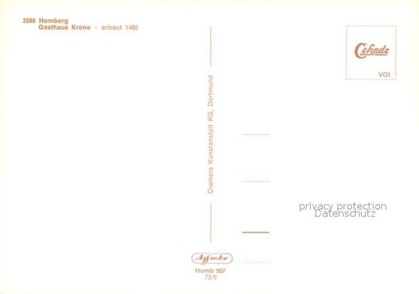 Homberg Efze Gasthaus Krone 15. Jhdt. Fachwerkhaus – Bild 2
