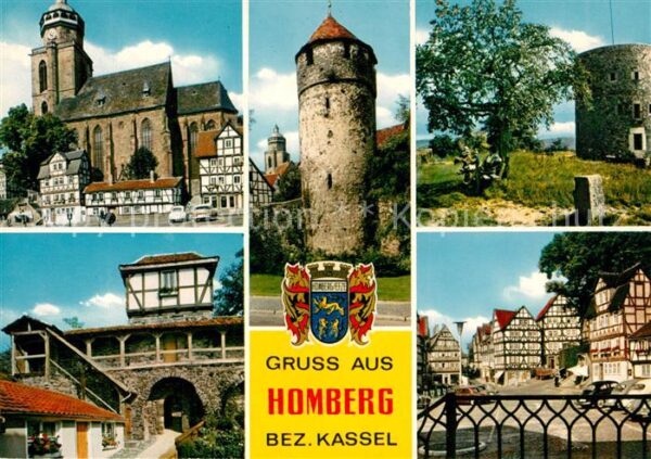 Homberg Efze Altstadt Kirche Pulverturm Wehrgang Fac