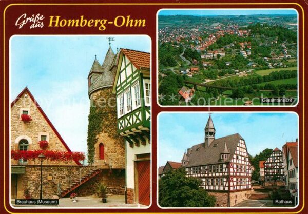 Homberg Ohm Brauhaus Museum Rathaus Fachwerkhaus Fl