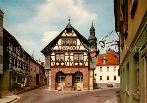 Hofheim Taunus Rathaus Altstadt Fachwerkhäuser