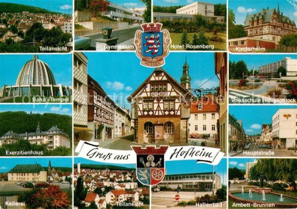 Hofheim Taunus Teilansichten Baha'i Tempel Exerzitienh