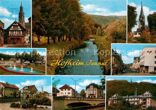 Hofheim Taunus Altes Rathaus Wasserspiele Brücke Innen