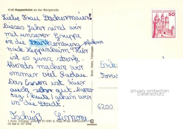 Heppenheim Bergstrasse Altstadt Brunnen Fussgängerzone Starken – Bild 2