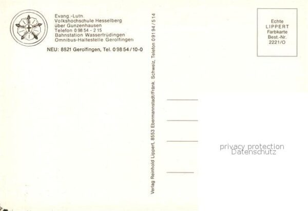 Hesselberg Gunzenhausen Evang luth Volkshochschule Landschaftsp – Bild 2