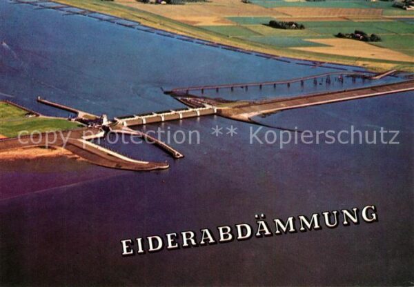 Vollerwiek Eiderdamm Eiderabdämmung Fliegeraufnahm