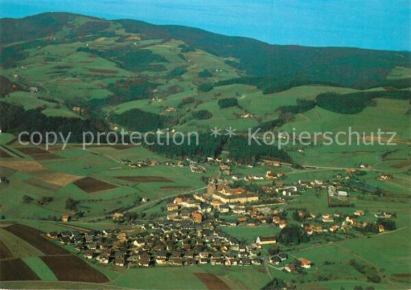 St Peter Schwarzwald mit Kandel Fliegeraufnahme