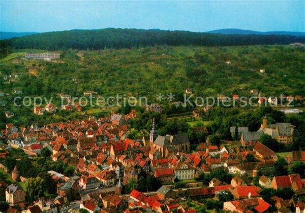 Buedingen Hessen Luftkurort Fliegeraufnahme