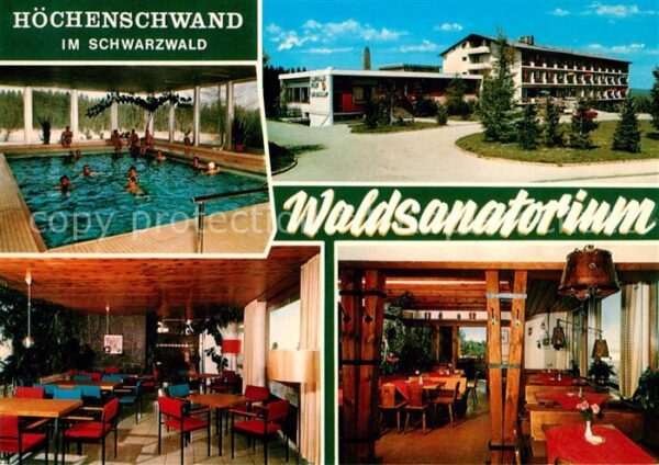 Hoechenschwand Waldsanatorium Schwarzwald Hallenbad Re