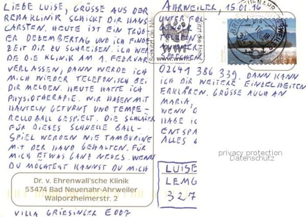 Ahrweiler Ahr Dr v Ehrenwall'sche Klinik Stadtmauer T – Bild 2
