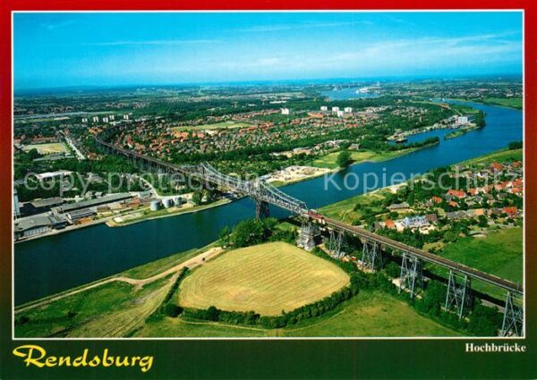Rendsburg Hochbrücke Nord Ostsee Kanal Fliegerauf