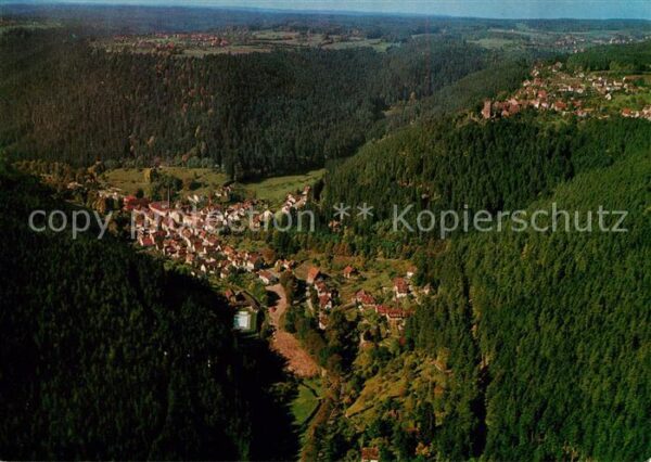 Bad Teinach-Zavelstein Schwarzwald Fliegeraufnahme