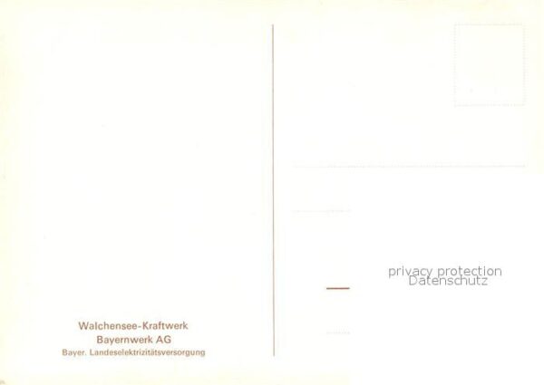 Walchensee Kraftwerk Bayernwerk AG Fliegeraufnahme – Bild 2