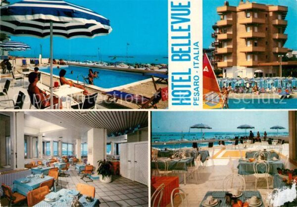 Pesaro Hotel Bellevue Swimming Pool Restaurant