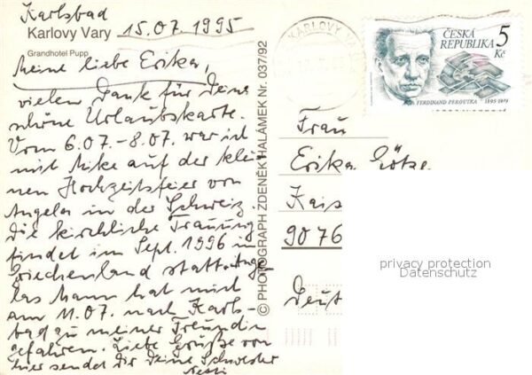 Karlovy Vary Grandhotel Pupp – Bild 2