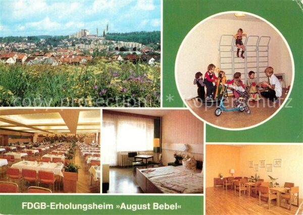 Friedrichroda FDGB Erholungsheim August Bebel Kinders