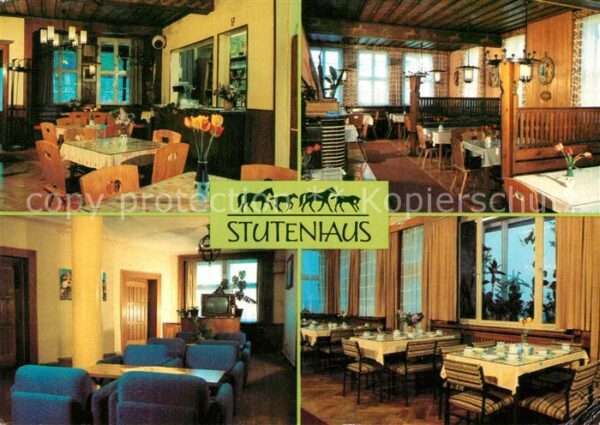 Schmiedefeld Rennsteig Berghotel Stutenhaus Gaststätte Fernseh