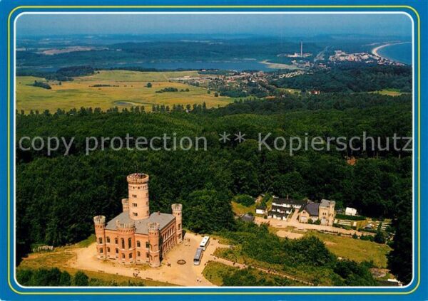 Granitz Ruegen Jagdschloss Fliegeraufnahme