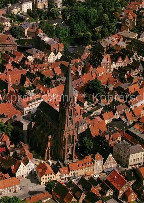 Lueneburg St Nicolai Kirche Fliegeraufnahme