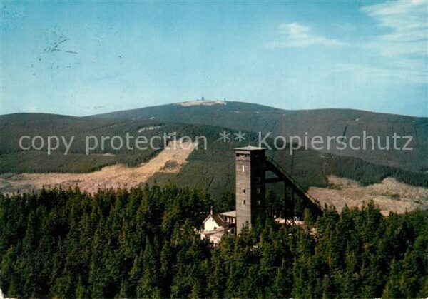 Braunlage Wurmbergschanze mit Aussichtsturm Bergg