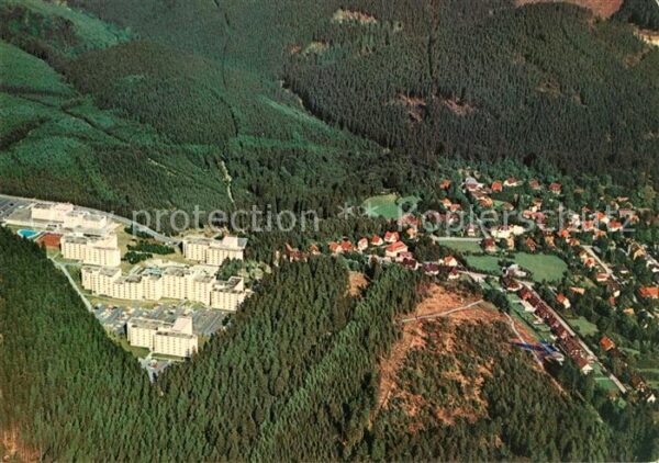 Hahnenklee-Bockswiese Harz Ferienpark Fliegeraufnahme