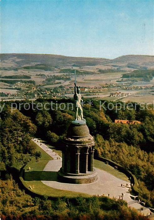 Detmold Hermannsdenkmal im Teutoburger Wald Fli