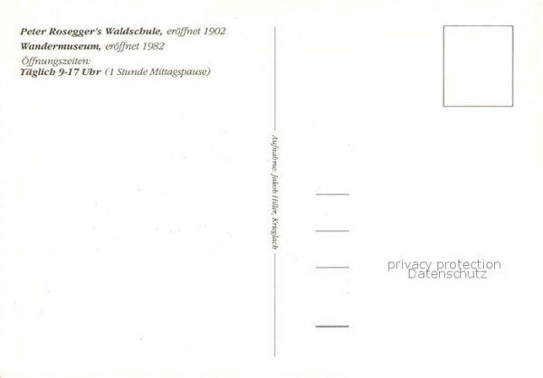 Krieglach Steiermark Peter Rosegger's Waldschule eröffnet 19 – Bild 2