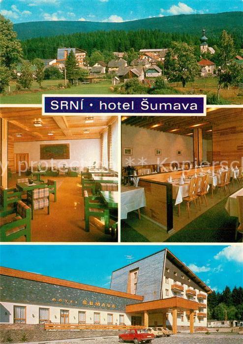 Srni Hotel Sumava Restaurant Ortsmotiv mit K
