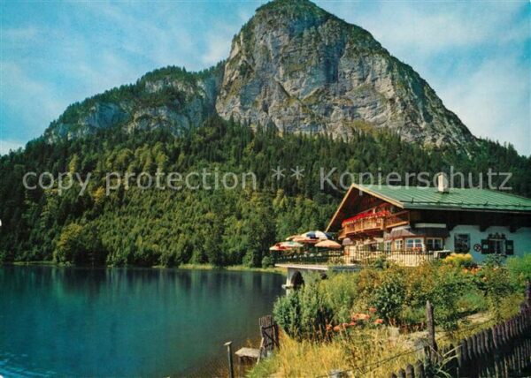 Garmisch-Partenkirchen Seehaus Pflegersee Gaststätte gegen Kön