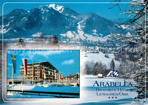 Lenggries Arabella Brauneck Hotel Winterlandschaf