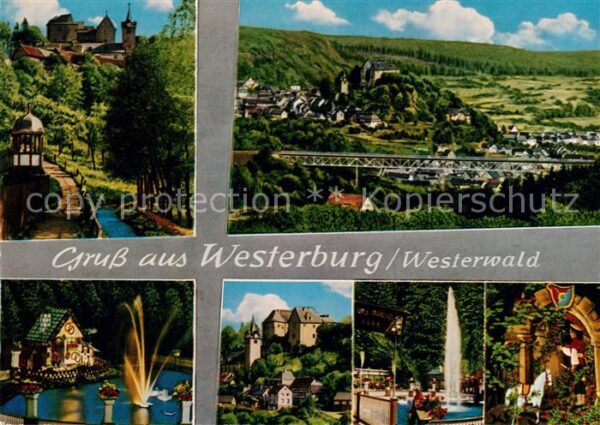 Westerburg Westerwald Panorama Eisenbahnbrücke Tier- und Märc