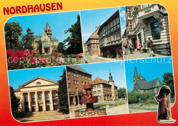 Nordhausen Thueringen Meyenburg Museum Fachwerkhäuser Stadtca