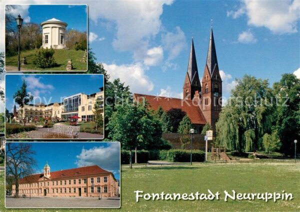 Neuruppin Tempelgarten Seehotel Fontane Altes Gym