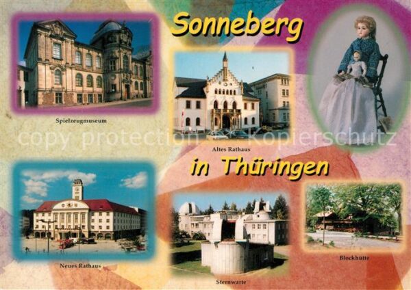 Sonneberg Thueringen Spielzeugmuseum Altes Rathaus Blockhütt