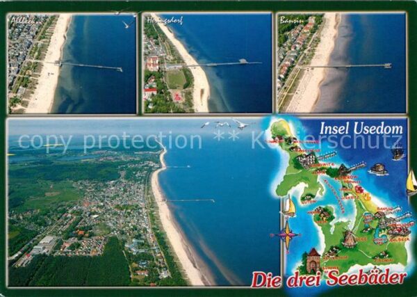 Insel Usedom Fliegeraufnahme