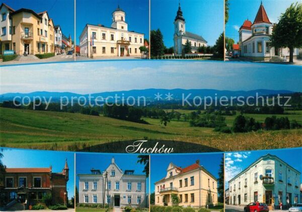 Tarnow Opolski Tarnau Rathaus Kirchen Stadtansichten