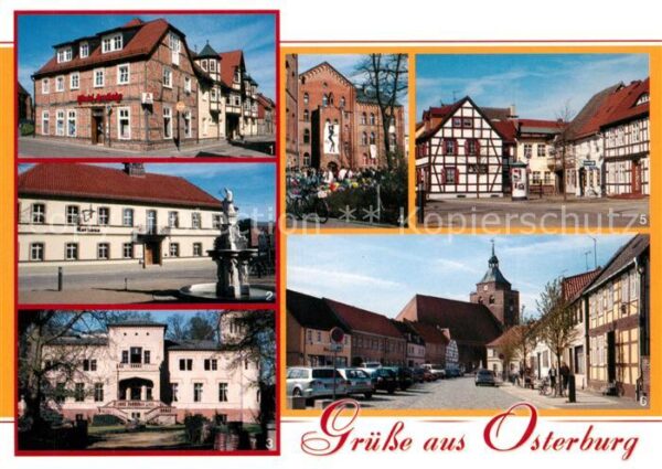 Osterburg Altmark Nikolai Apotheke Rathaus Schloss Krumke