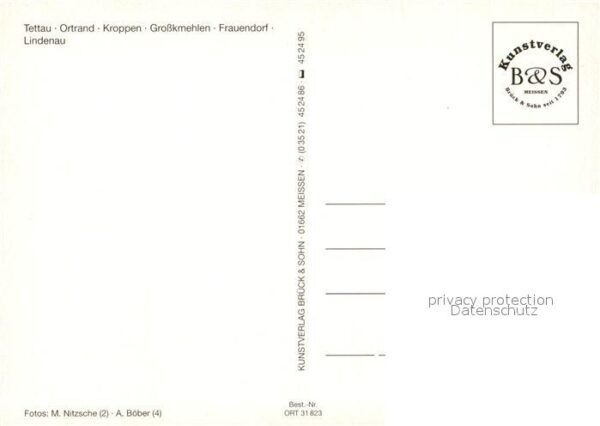 Ortrand Tettau Kroppen Großkmehlen Frauendorf L – Bild 2