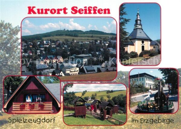 Seiffen Erzgebirge Panorama Dorfkirche Schwartenberg Engel
