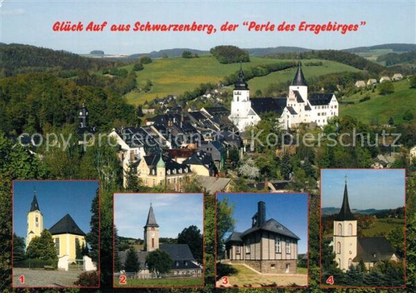 Schwarzenberg Erzgebirge Sankt Annenkirche Grünstädtel Lutherkir