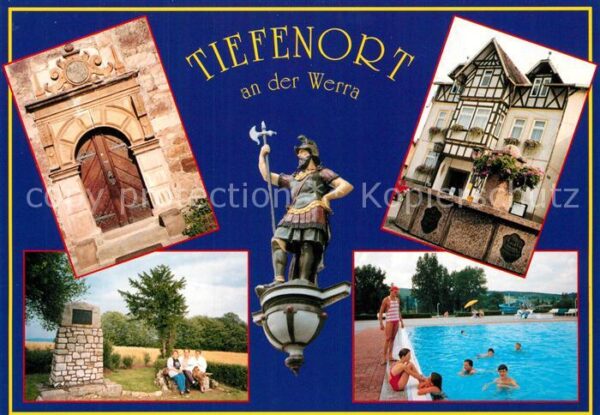 Tiefenort Schwimmbad Marktbrunnen Kirchenportal