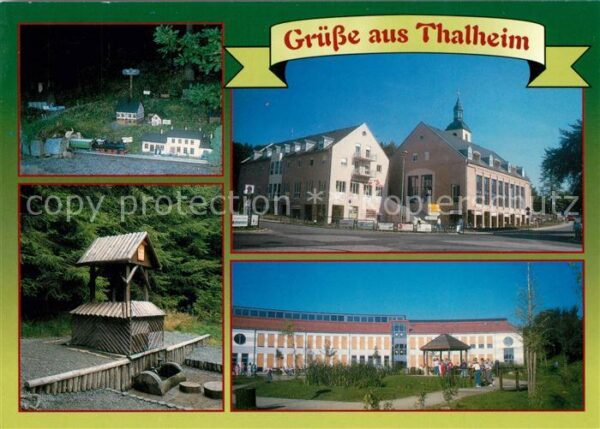Thalheim Erzgebirge Rentnersruh Miniaturlandschaft mit hist