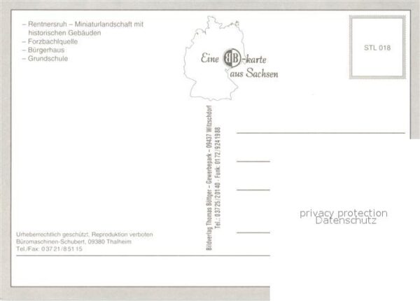 Thalheim Erzgebirge Rentnersruh Miniaturlandschaft mit hist – Bild 2