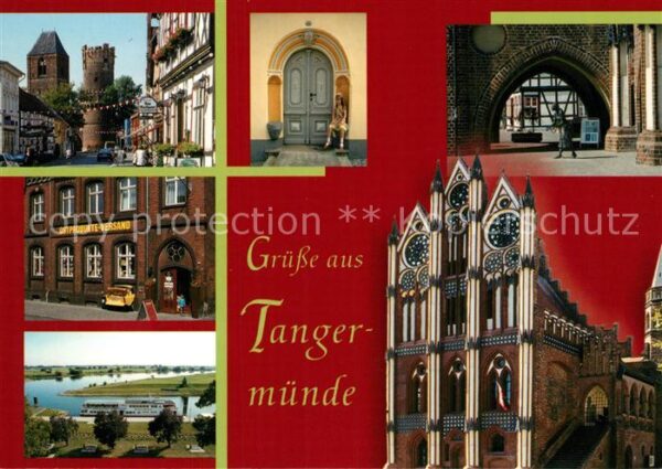 Tangermuende Lange Straße Neustädter Tor Sitznischen