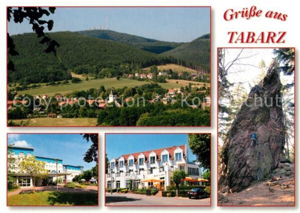 Tabarz Panorama Großer Inselsberg Klinik am Re