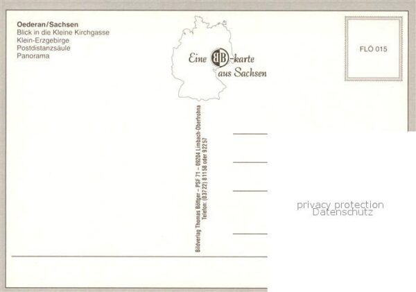 Oederan Kleine Kirchgasse Klein Erzgebirge Post – Bild 2
