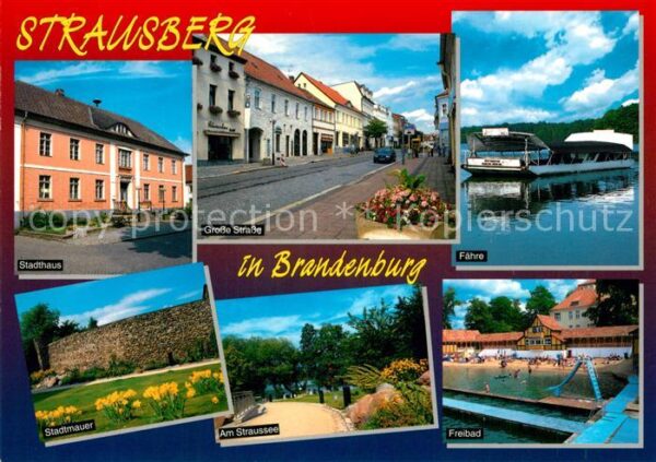 Strausberg Brandenburg Stadthaus Gro?e Stra?e F?hre Stadtmauer