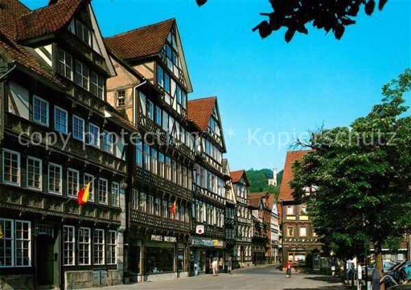 Hannoversch Muenden Fachwerkh?user Kirchplatz
