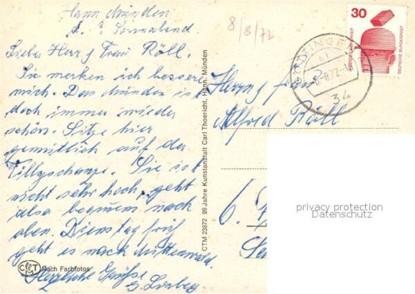 Hannoversch Muenden Rathaus Tillyschanze Vor der Burg Werra – Bild 2