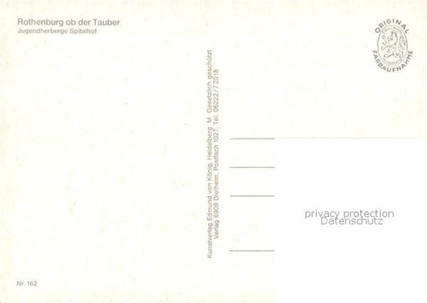 Rothenburg Tauber Jugendherberge Spitalhof – Bild 2