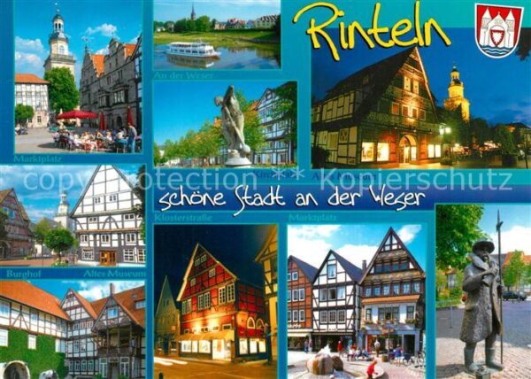 Rinteln Marktplatz Burghof Altes Museum Kirchpl